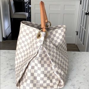 Authentic Louis Vuitton Damier Azur Artsy handbag